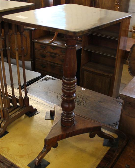 19th mahogany tripod table